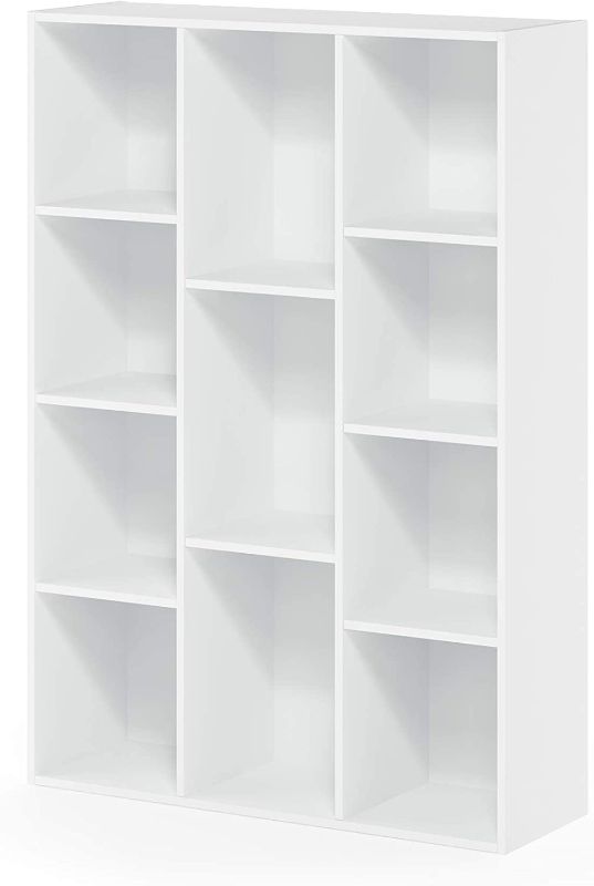 Photo 1 of Furinno Luder Bookcase / Book / Storage , 11-Cube, White
