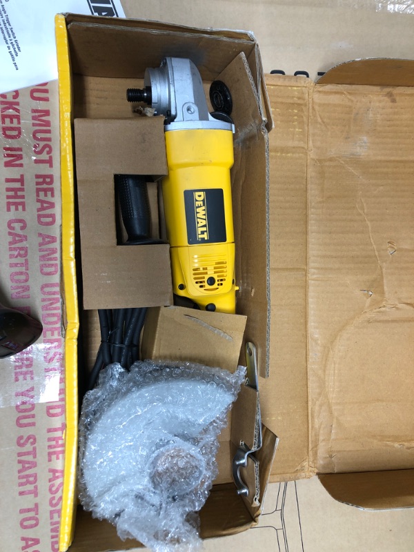 Photo 2 of DEWALT Angle Grinder Tool, 4-1/2-Inch to 6-Inch, Trigger Switch (DWE43116)
