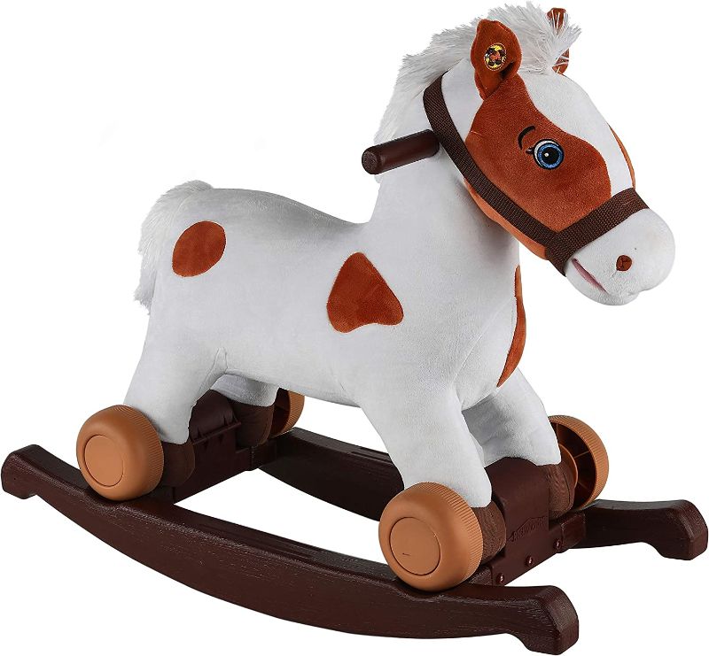 Photo 1 of Rockin' Rider Carrot 2-in-1 Pony Plush Ride-On, Painted

