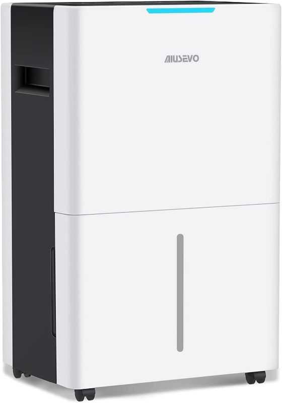 Photo 1 of 4,500 Sq. Ft Dehumidifier for Basements and Home, Aiusevo 50 Pint Dehumidifiers with Drain Hose Ideal for Large Room, Bedroom, Quietly Removes Moisture, 3 Modes Deshumidificador, Child Lock, 24H Timer B09T9GLLW5, AIUAS320-US-WI01
