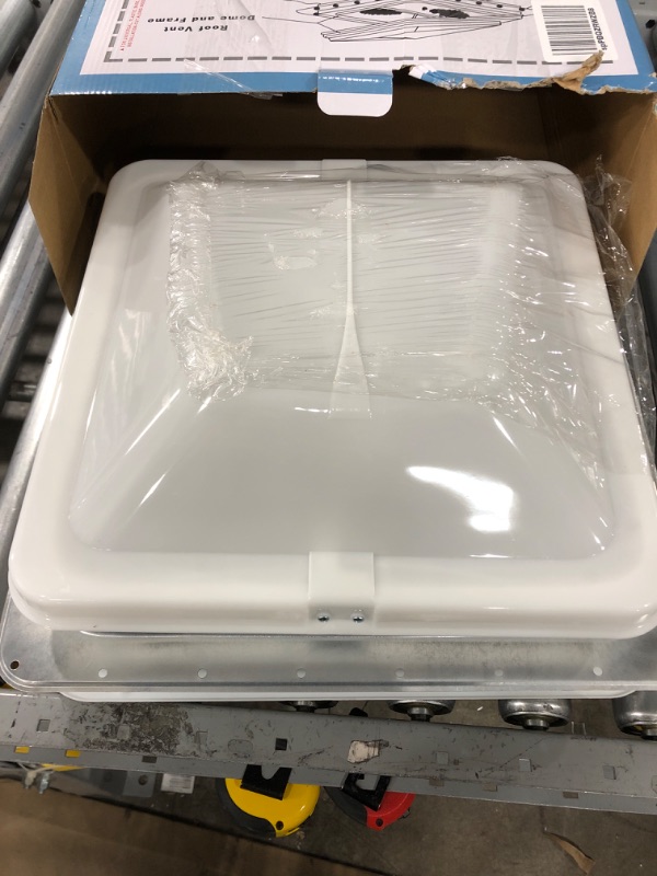 Photo 2 of Heng's 71111A-C1G1 Universal Roof Vent Non-Powered with Exchange Lid - 14" White