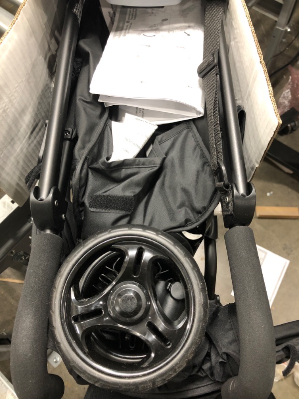 Photo 2 of Summer 3Dlite Convenience Stroller, Jet Black - Lightweight Stroller with Aluminum Frame, Large Seat Area, 4 Position Recline, Extra Large Storage Basket - Infant Stroller for Travel and More
