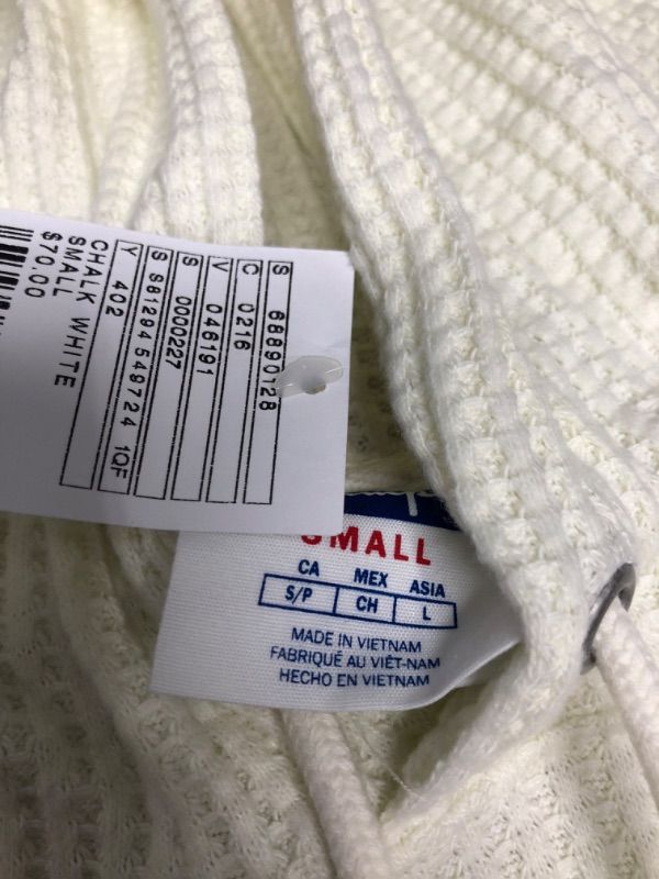 Photo 2 of Champion UO Exclusive Waffle Texture Hoodie Sweatshirt - Cream/Small 