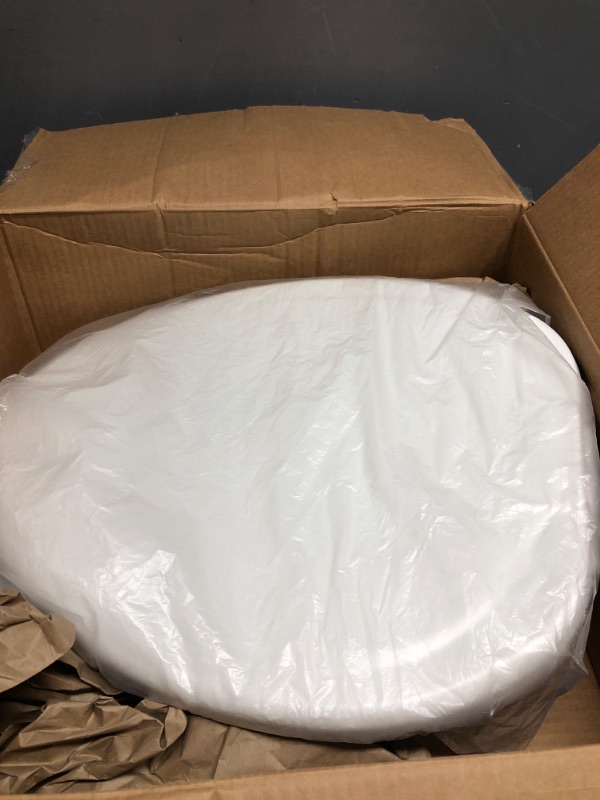 Photo 2 of Bemis 7YE85320TSS 000 New Larger Size Clean Shield 3" Raised Toilet Seat, Elongated, White