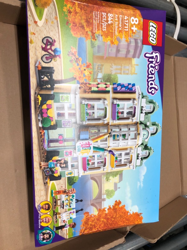 Photo 2 of LEGO Friends Emma’s Art School 41711 Building Toy Set Including a Mini Art Studio for Girls, Boys, and Kids Ages 8+ (844 Pieces) FrustrationFree Packaging