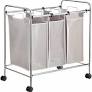 Photo 1 of 3-Bag Laundry Hamper Sorter Basket
