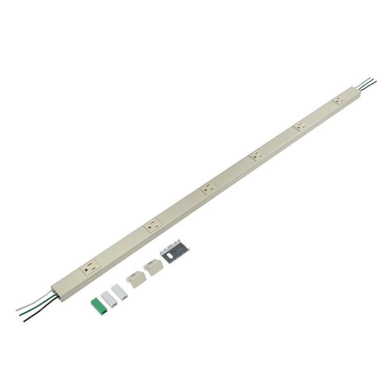 Photo 1 of Legrand - Wiremold V20GB306 3-Feet Steel Power Strip, Ivory 3 Foot Outlet Strip