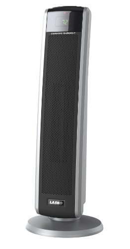 Photo 1 of Lasko 1500W Digital Ceramic Tower Space Heater with Remote 5586 Black

