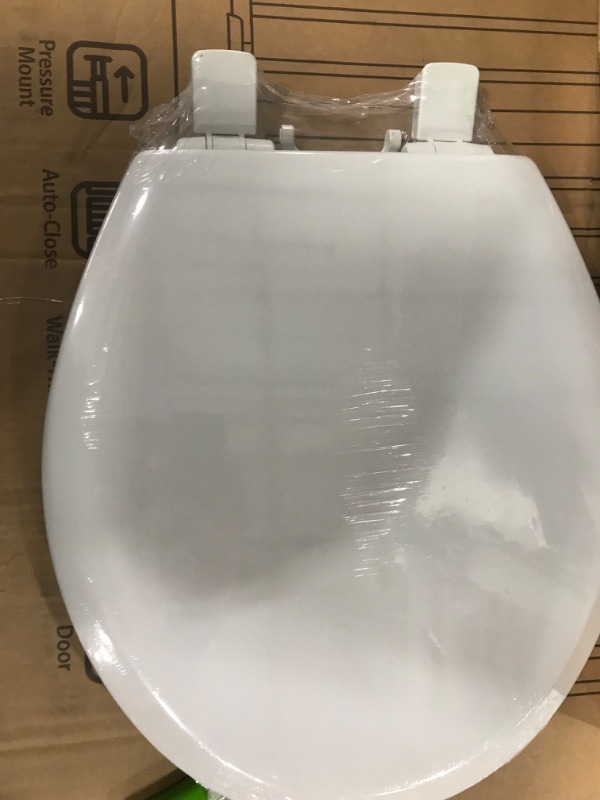 Photo 1 of Mayfair by Bemis 888SLOW 000 by Bemis NextStep2ï¿½ Round Enameled Wood Potty Training Toilet Seat White Never Loosens Removes for Cleaning Slow-Clo
