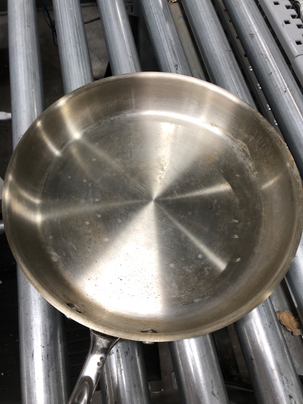 Photo 3 of AmazonCommercial Tri-Ply Stainless Steel Fry Pan, 12 Inch