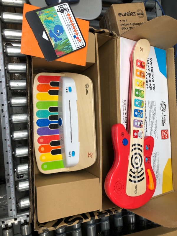 Photo 2 of Baby Einstein Together in Tune Piano & Guitar Bundle, Safe Wireless Wooden Musical Toddler Toys, Magic Touch, 6 Months+ Connected Guitar & Piano Gift Set