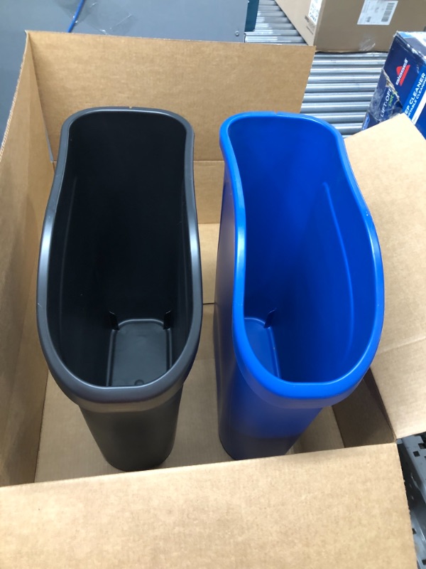 Photo 2 of Rubbermaid 6.4G Undercounter Wastebasket 2 Pack