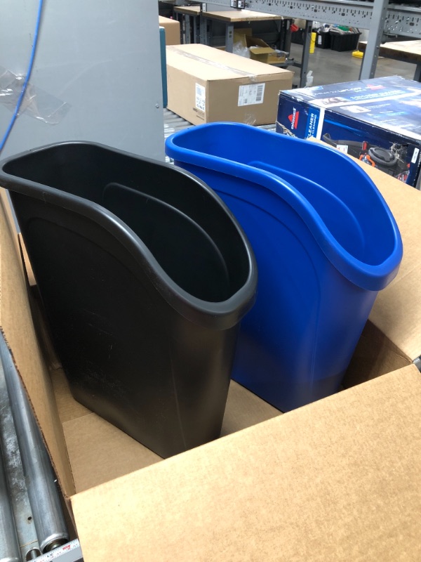 Photo 3 of Rubbermaid 6.4G Undercounter Wastebasket 2 Pack