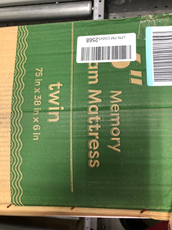Photo 3 of Best Price Mattress 6" Signature Green Tea Memory Foam Mattress, Twin 6 Inch Twin