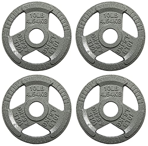 Photo 1 of 3   --Powergainz Olympic 2-Inch Cast Iron Plate Weight Plate for Strength Training, Weightlifting and Crossfit,Gray
