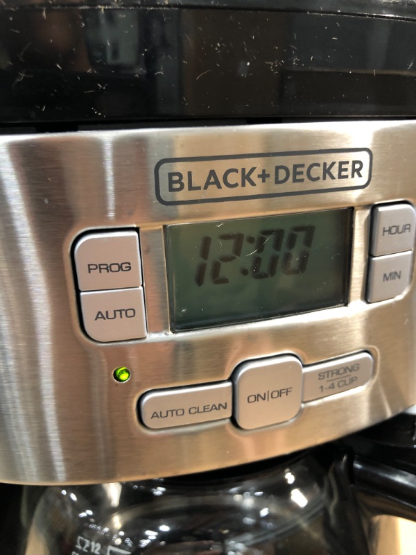 Photo 2 of ***PARTS ONLY***  Black & Decker 12-Cup Automatic Drip Coffee Maker, Black (CM2020B) | Quill
