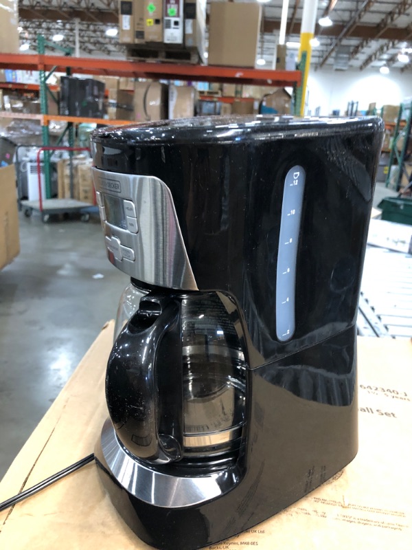 Photo 1 of ***PARTS ONLY***  Black & Decker 12-Cup Automatic Drip Coffee Maker, Black (CM2020B) | Quill
