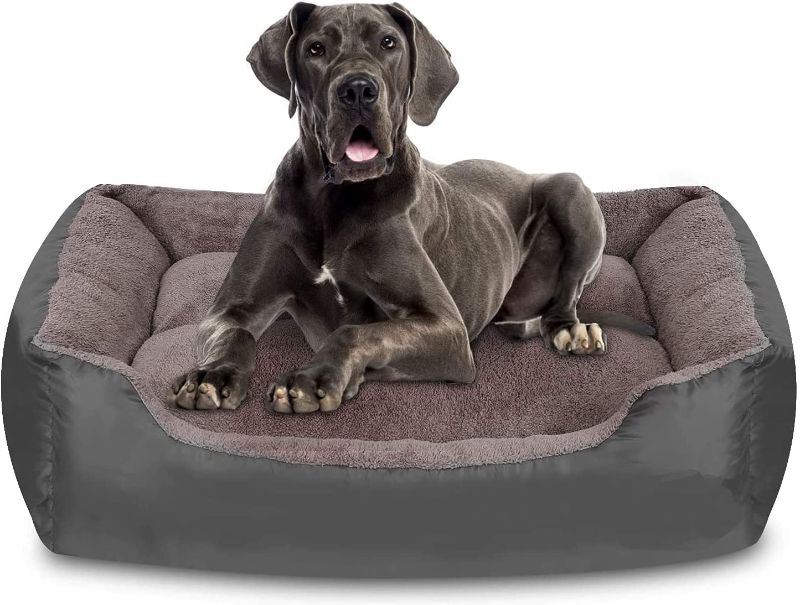 Photo 1 of 25 x 30 Utotol Dog Beds for Large Dogs, Warm Soft Chew Proof Dog Bed Couch Sofa, Breathable Dog Bed Couch for Small Medium Large Dogs Cat, Washable Pet Puppies Sleeping Dogs Orthopedic Bed
