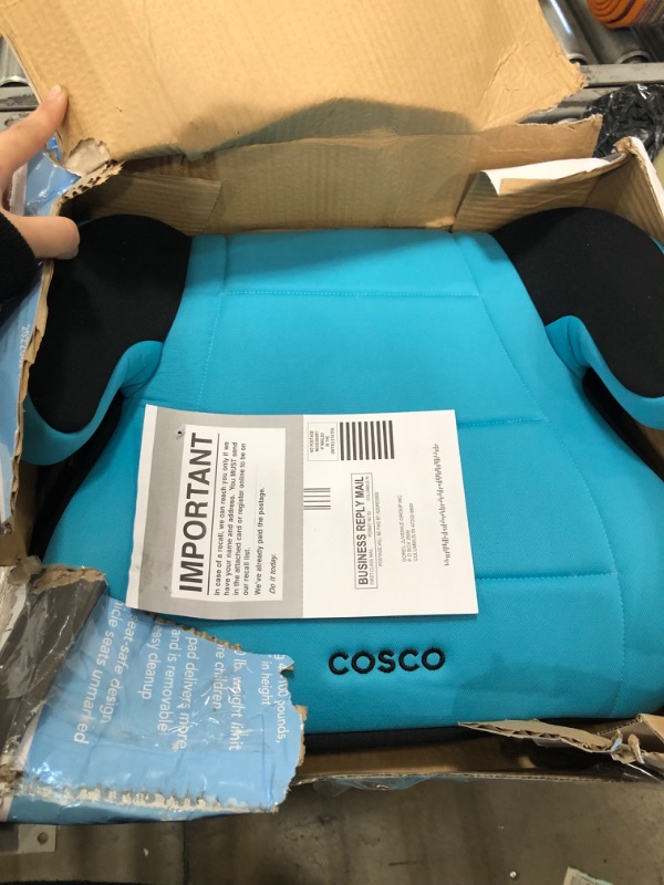 Photo 2 of Cosco Topside Backless Booster Car Seat, Turquoise