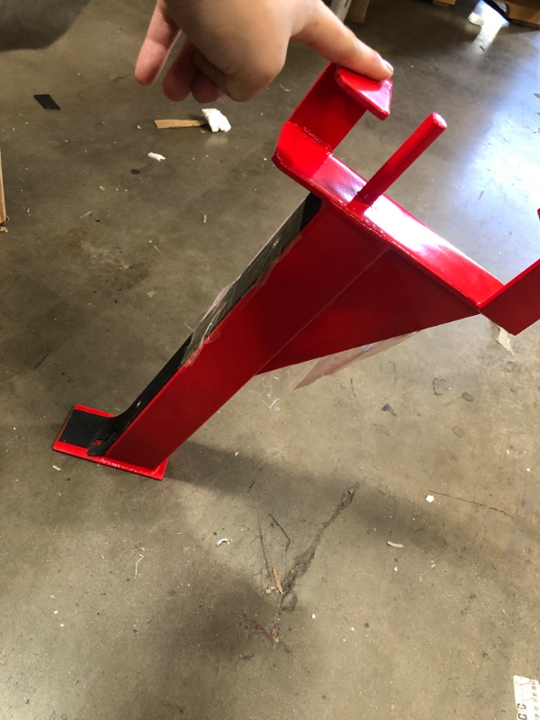 Photo 1 of 2 PCS Safety Catches / Spotter Arms for CAP Barbell Power Rack Squat Stand, Red
