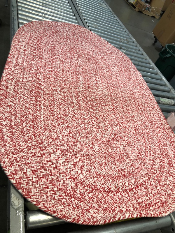 Photo 1 of 3 x 5 ft red and white rug 