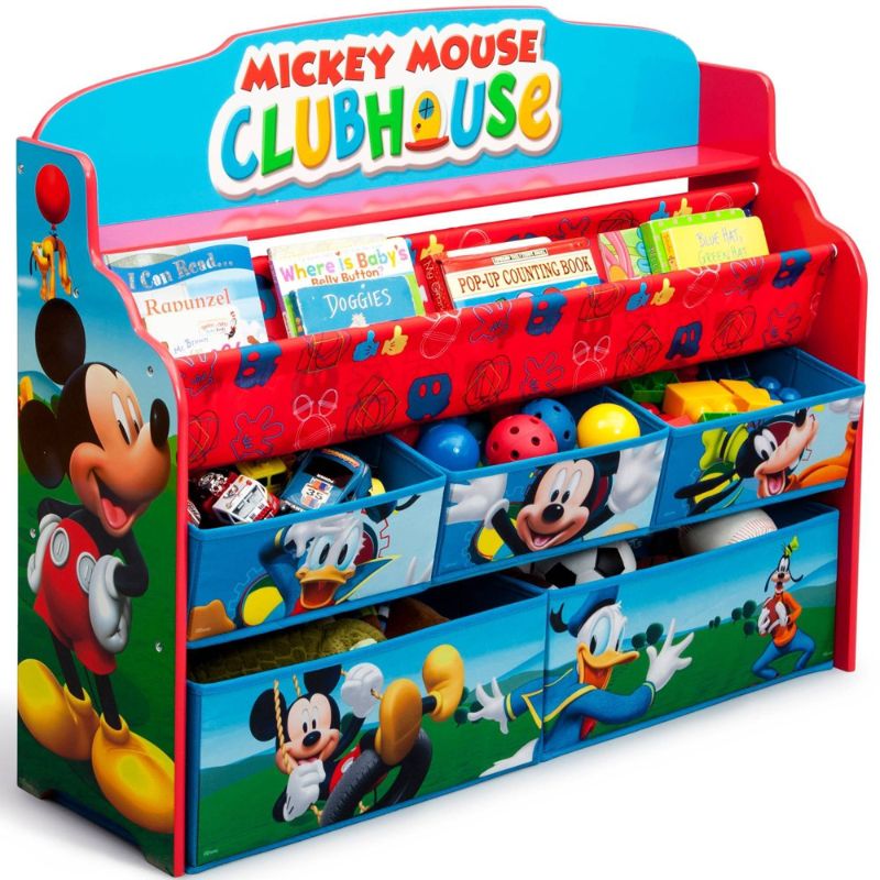 Photo 1 of Delta Children Mickey Mouse Deluxe Book & Toy Organizer (151763)
