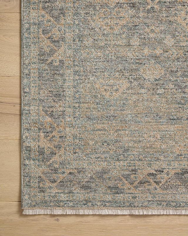 Photo 1 of Angela Rose x Loloi Blake Collection BLA-01 Sky / Beige, Transitional 7'-10" x 10'-2" Area Rug
