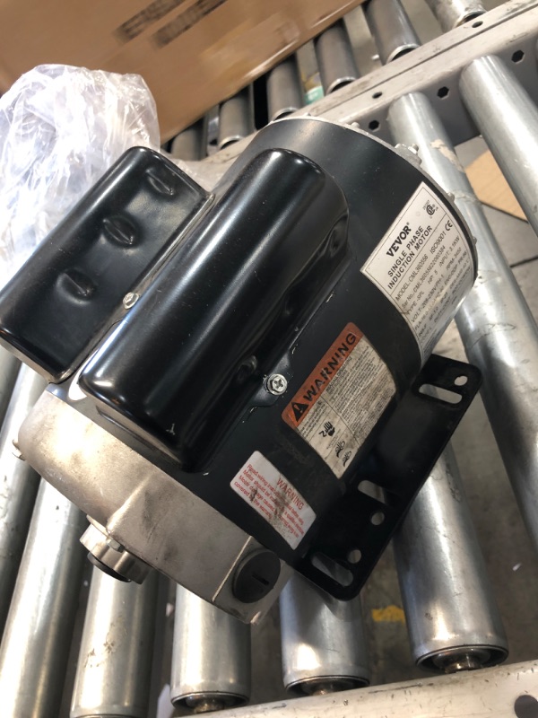 Photo 1 of 3 HP 3450 RPM Electric Motor COMPRESSOR DUTY 56 Frame 1 Phase 5/8 Shaft
