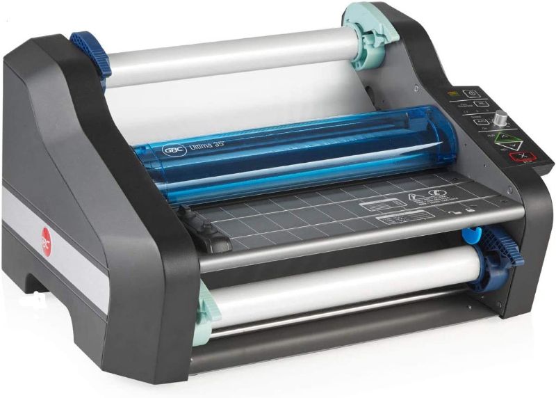 Photo 1 of **NON FUNCTIONAL** GBC Thermal Roll Laminator, Ultima 35 Ezload, 12" Max. Width, 1 Min Warm-Up (1701680) , Blue

