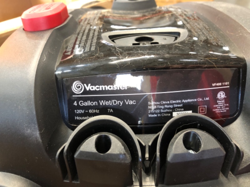 Photo 7 of 
Vacmaster VF408 4 Gallon Wet/Dry Vacuum Cleaner with 2-Stage Motor