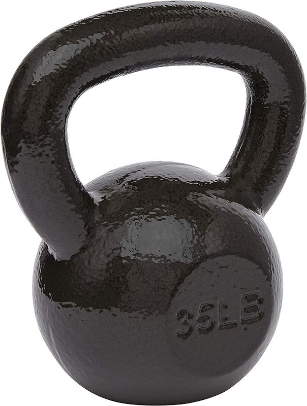 Photo 1 of 
Amazon Basics Cast Iron Kettlebell Weight
Weight:35 Pounds
