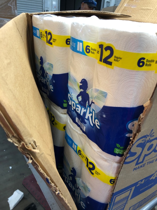 Photo 3 of 4 OF- Sparkle® Pick-A-Size® Paper Towels, 6 Double Rolls = 12 Regular Rolls
