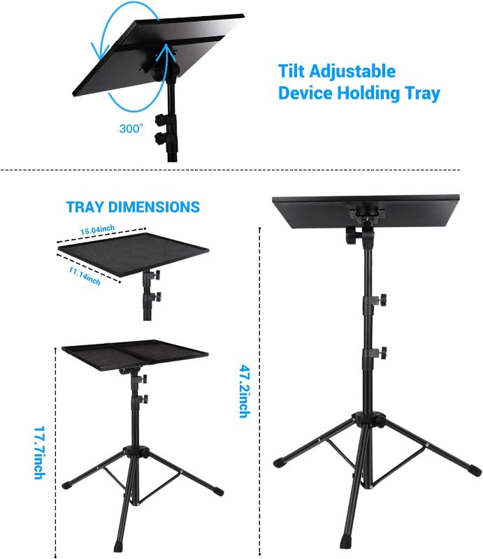 Photo 1 of OUKMIG LAPTOP PROJECTPR TRIPOD STAND