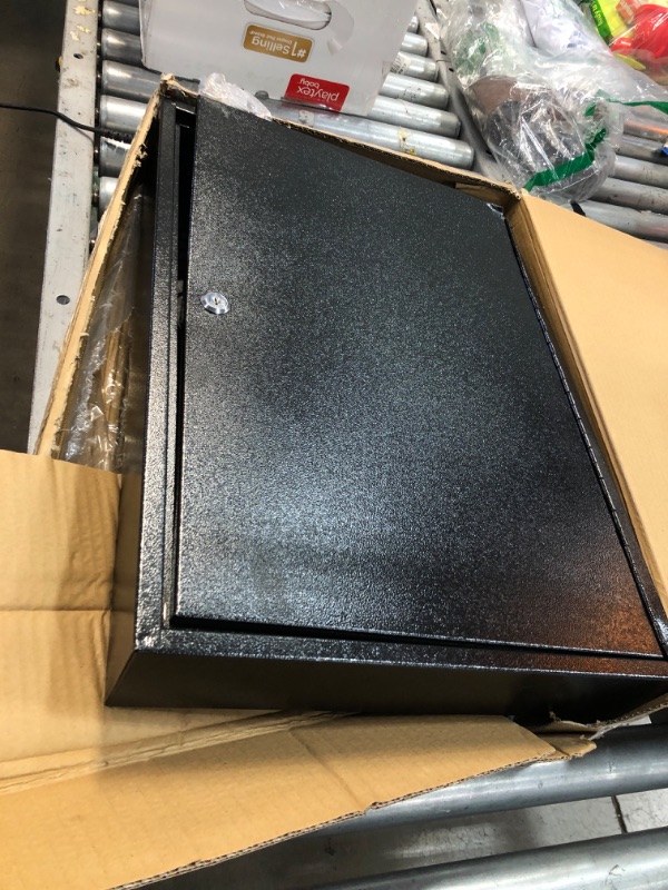 Photo 1 of 15.5" x 22.5" black keyed safe 