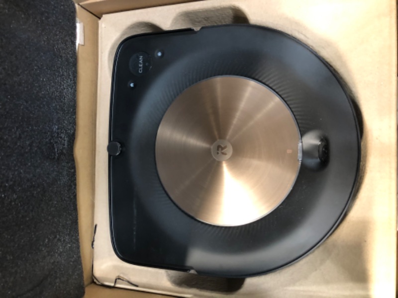 Photo 3 of iRobot Roomba s9+ (9550) Robot Vacuum with Automatic Dirt Disposal- Empties itself, Wi-Fi Connected, Smart Mapping, Powerful Suction, Corners & Edges, Ideal for Pet Hair, Black
