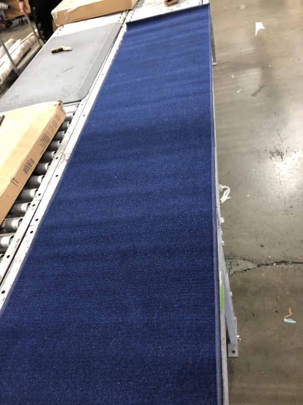 Photo 1 of 22.5"x97" Blue Rug 