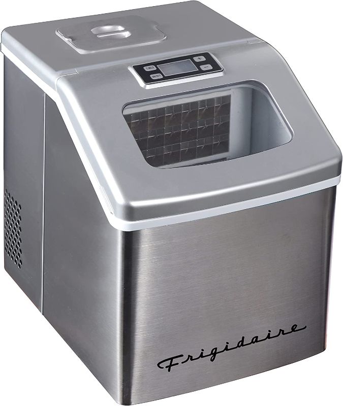 Photo 1 of *nonfunctional* FRIGIDAIRE EFIC452-SS 40 Lbs Extra Large Clear Maker, Stainless Steel, Makes Square Ice
