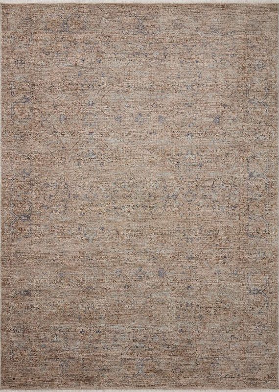 Photo 1 of Angela Rose x Loloi Blake Collection BLA-03 Taupe / Blue, Transitional 7'-10" x 10'-2" Area Rug
