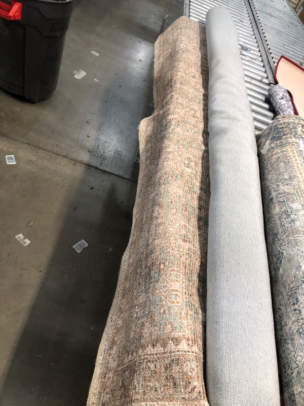 Photo 1 of Angela Rose x Loloi Aubrey Collection AUB-04 Sage / Bark, Traditional 7'-6" x 9'-6" Area Rug
