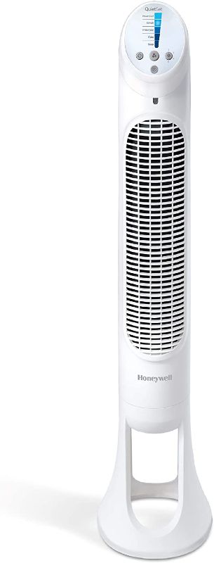 Photo 1 of **parts onlyy not functional!! Honeywell Home - QuietSet Tower Fan - White
