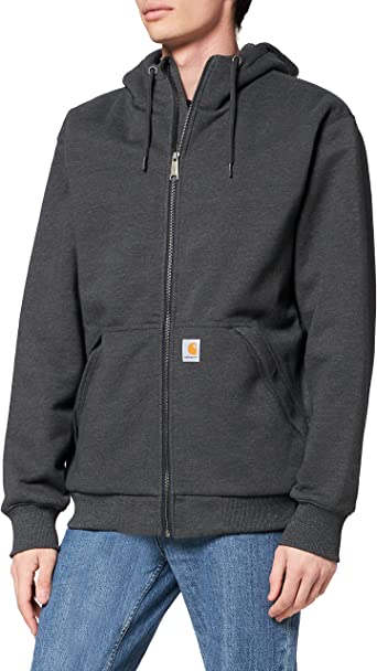 Photo 1 of Carhartt Men's Rain Defender Relaxed Fit Midweight Quilt-Lined Full-Zip Sweatshirt--XXXL
