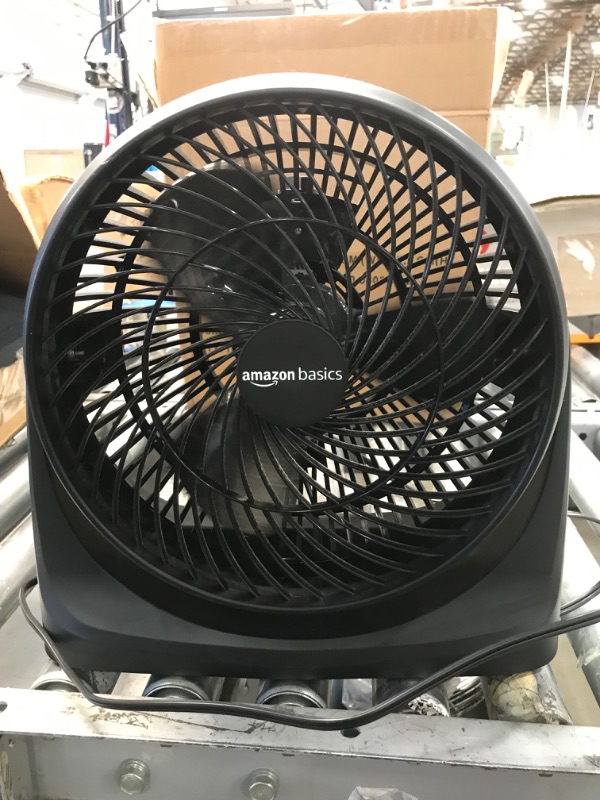 Photo 2 of Amazon Basics 3 Speed Small Room Air Circulator Fan, 7-Inch, Black
