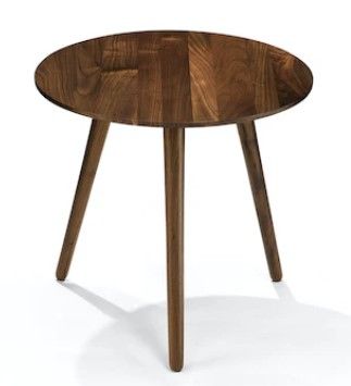 Photo 1 of ADELAIDE SIDE TABLE D50-WALNUT 50X60