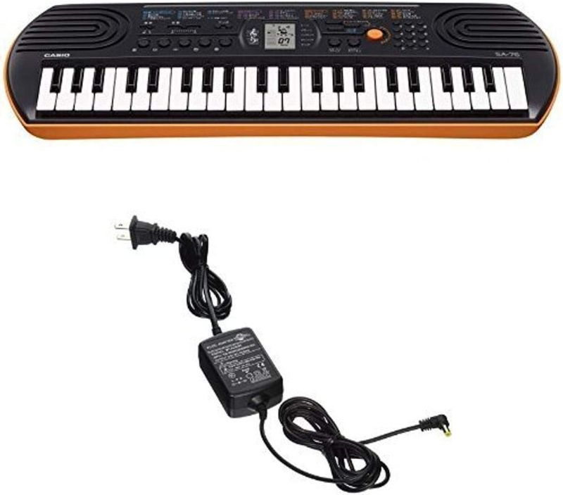 Photo 1 of 
Casio SA-76 44 Key 100 TONES Mini Keyboard, Orang