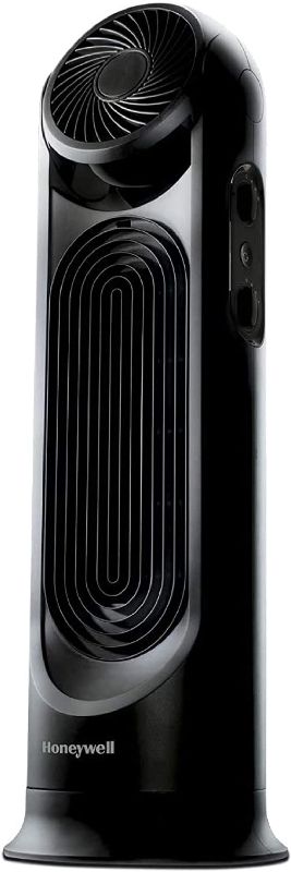 Photo 1 of Honeywell TurboForce Tower Fan, Black**top fan works but bottom fan does not**
