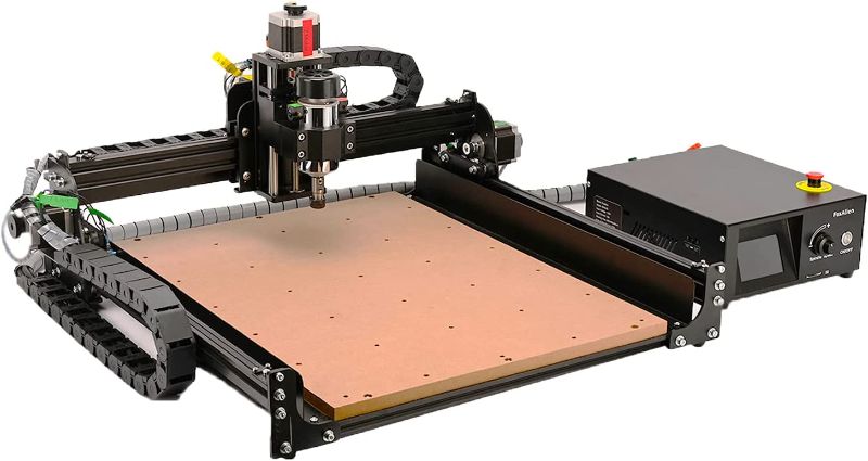 Photo 1 of  CNC Router Machine 4040-XE, 300W Spindle 3-Axis Engraving Milling Machine for Wood Metal Acrylic MDF Nylon Carving Cutting Arts and Crafts DIY Design