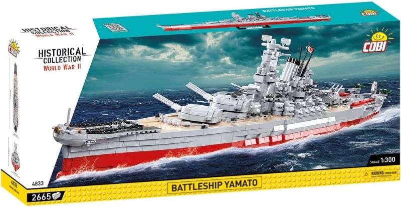Photo 1 of 2665 Pcs Hc WWII /4833/ Battleship Yamato
