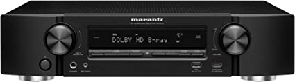 Photo 1 of Marantz NR1510 UHD AV Receiver (2019 Model) – Slim 5.2 Channel Home Theater Amplifier, Dolby TrueHD and DTS-HD Master Audio | Alexa Compatible | Stream Music via Wi-Fi, Bluetooth and HEOS Black
