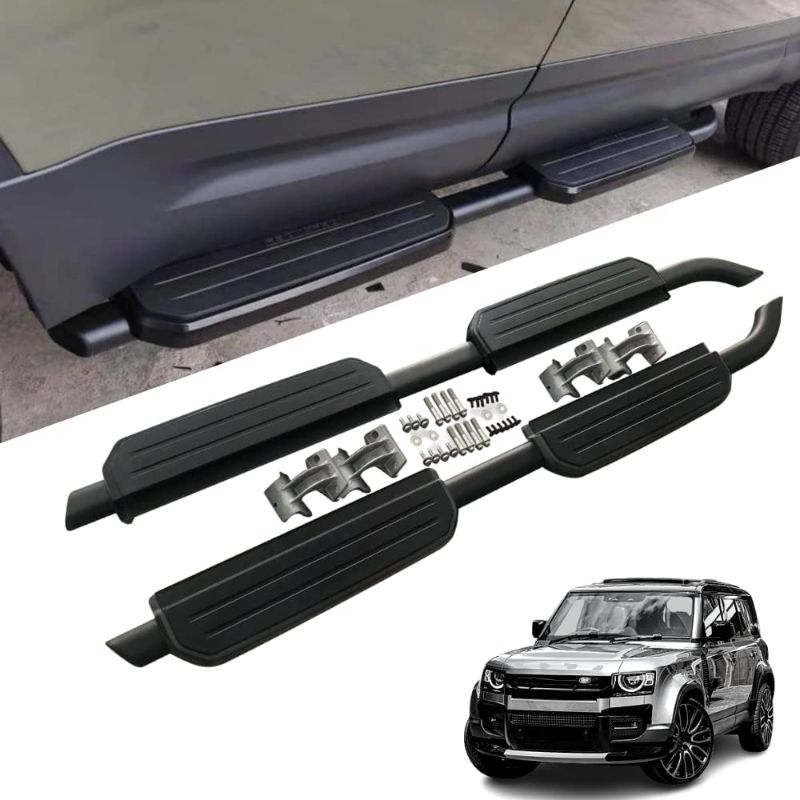 Photo 1 of Side Steps Fit for Defender 110 4dr L663 2020 2021 2022 2023 Running Board Nerf Bar Accessories
