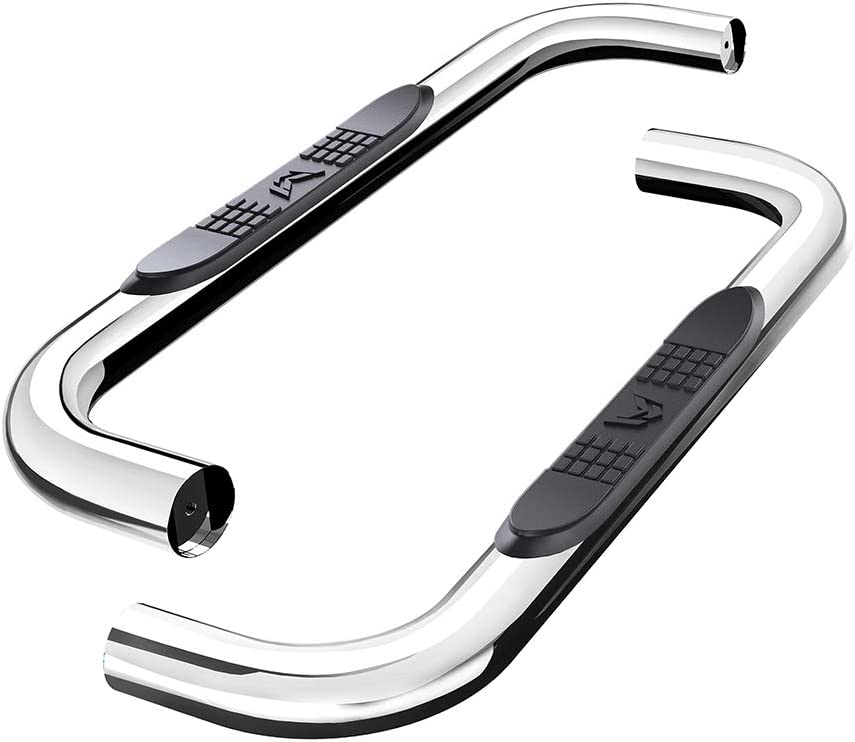Photo 1 of 
MaxMate Compatible with 80-96 Bronco (Full Size)/F-Series Regular Cab Stainless Steel 3" Side Step Rails Nerf Bars Running Boards(2pcs with Mounting Bracket Kit) | WB2F37207
